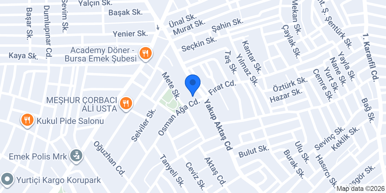 Can Döner konumu