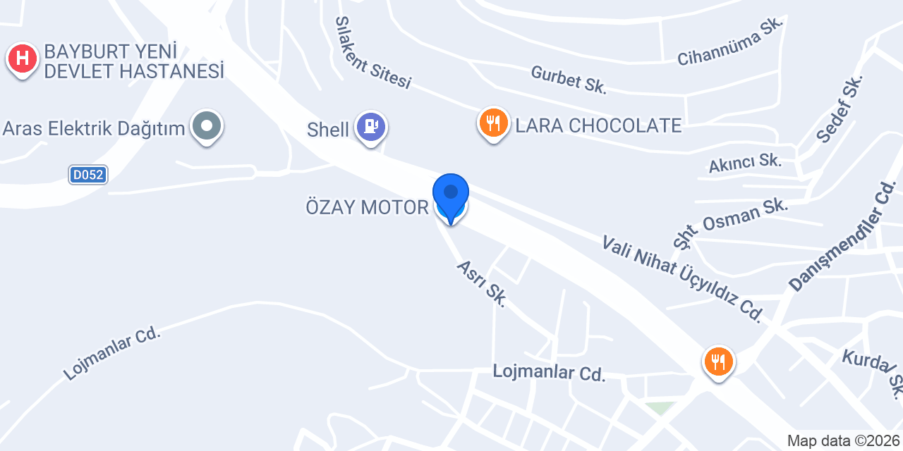 ÖZAY MOTOR konumu