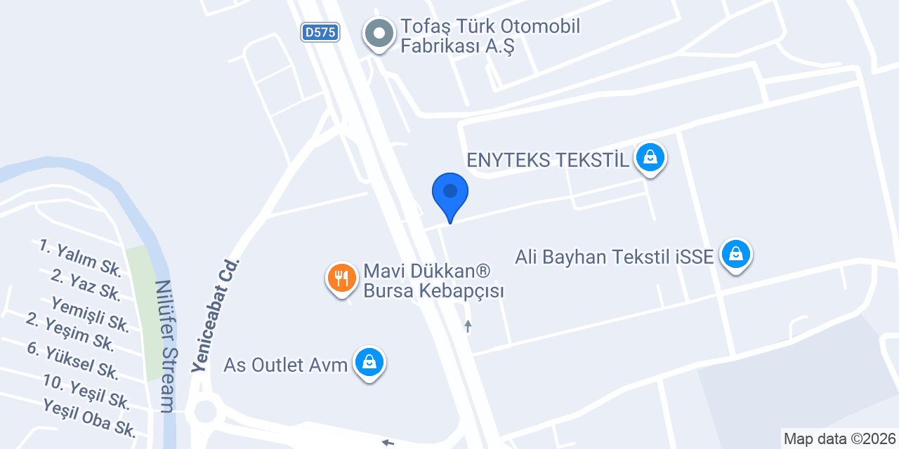 Sönmez Pamuklu Sanayi A.Ş. konumu
