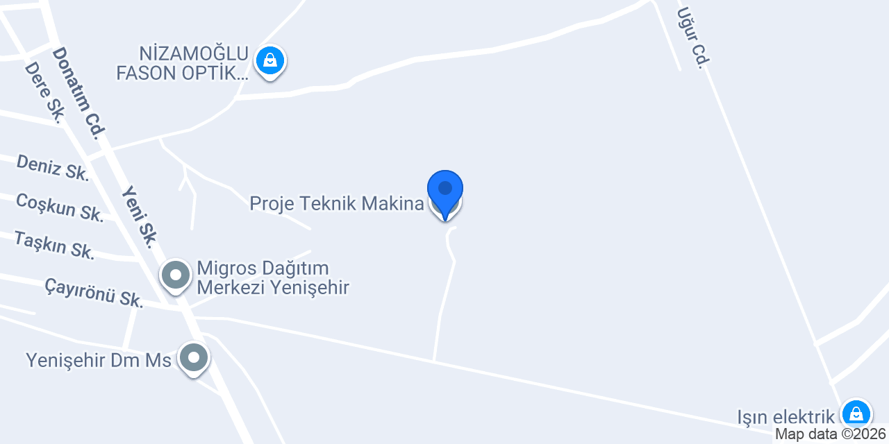Proje Teknik Makina konumu