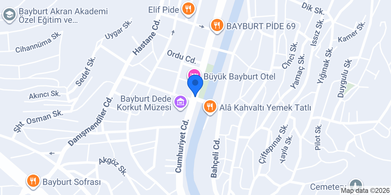 Çiçek Palas Otel konumu
