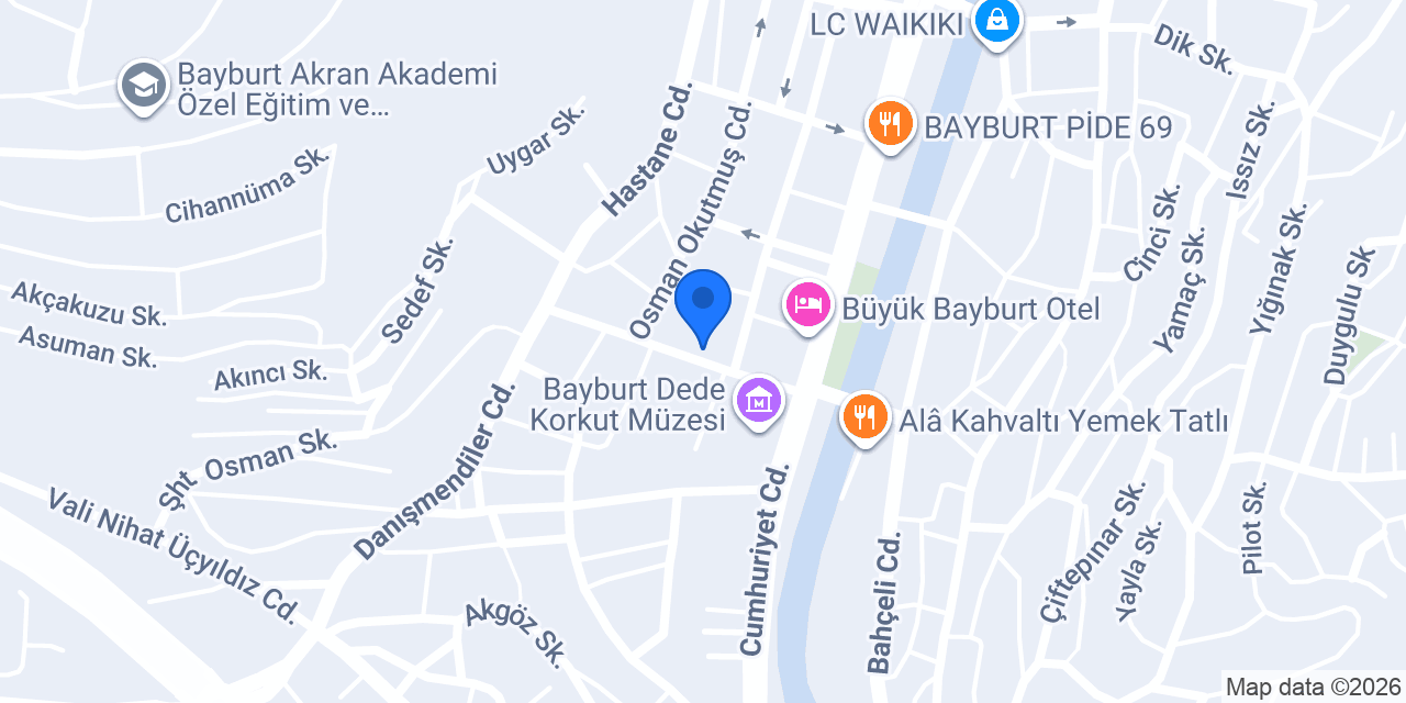 Bahane Pastanesi konumu