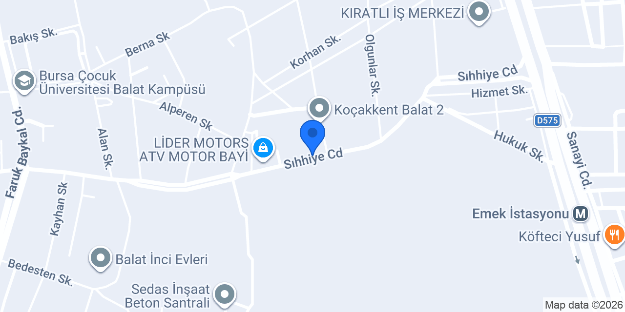 Bursa Papatya Kuru Temizleme BALAT Şube konumu