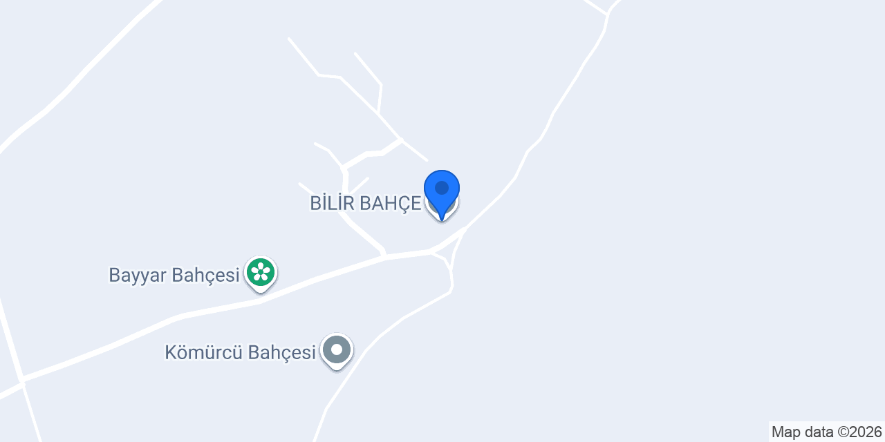 BİLİR BAHÇE konumu