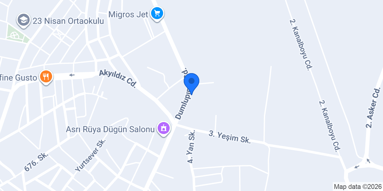 Dumanlar Orman Ürünleri konumu