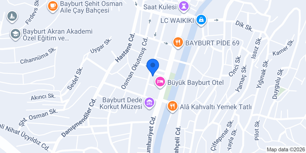 Damla Tuhafiye konumu