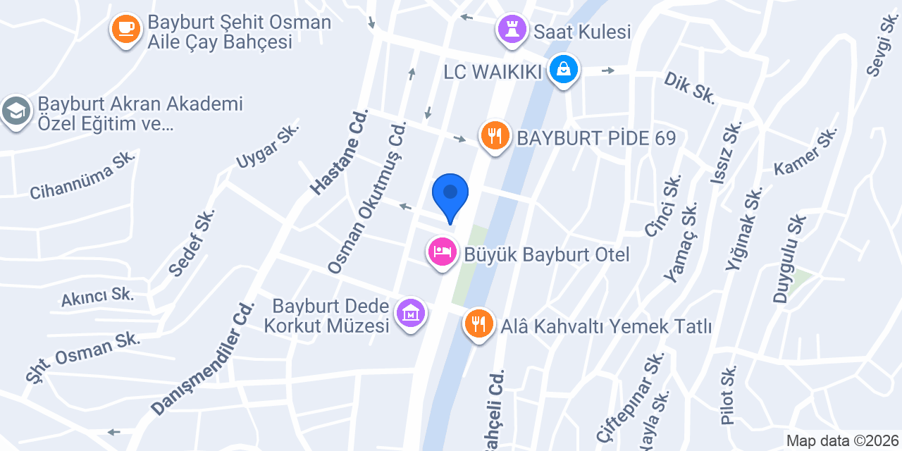 Dora - Bayburt konumu