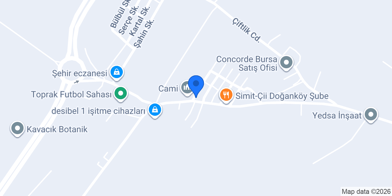 Mega Şehir Optik konumu