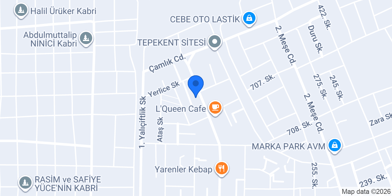 Mesut Oto Lastik konumu