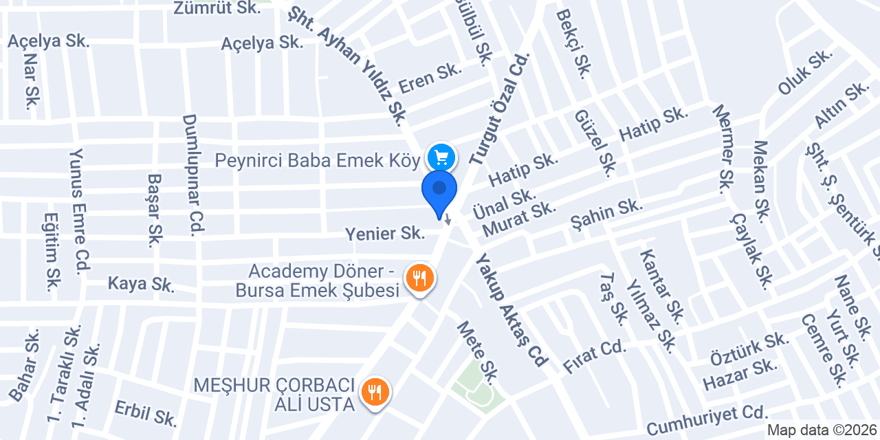 Yıldız Ticaret konumu