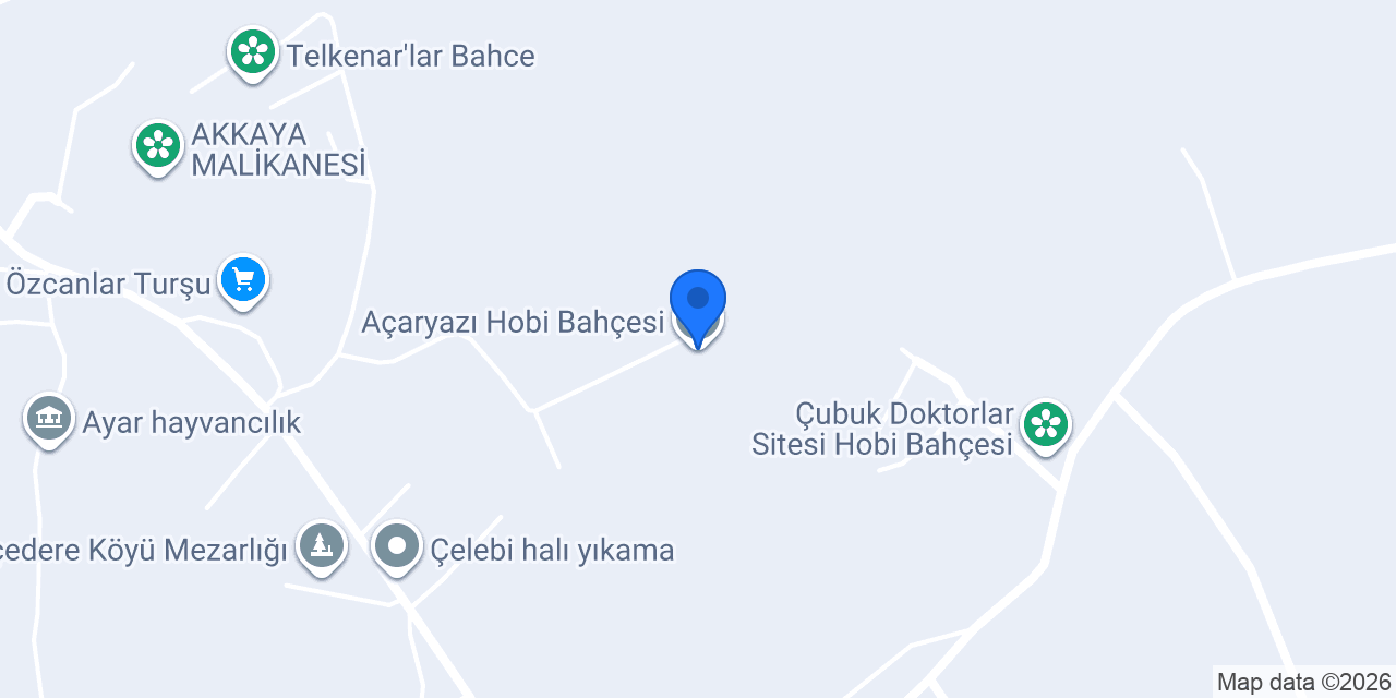 Açaryazı Hobi Bahçesi konumu