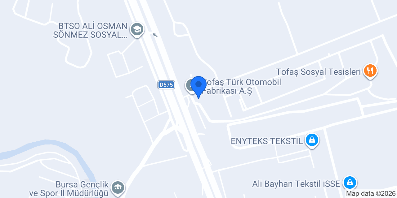 Yapı Kredi - Bursa Tofaş Şubesi konumu