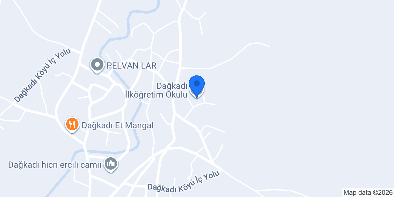 Dağkadı İlköğretim Okulu konumu