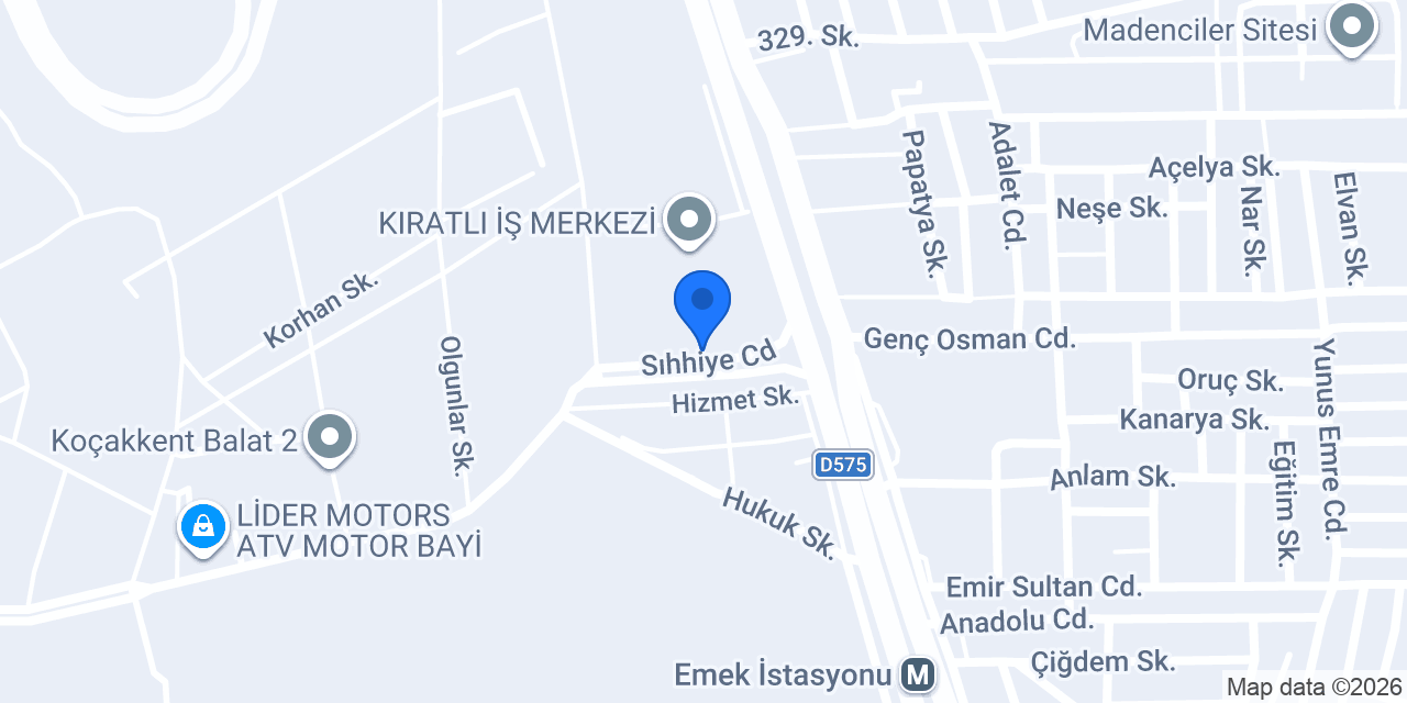 Demir Demirtaş İnşaat konumu