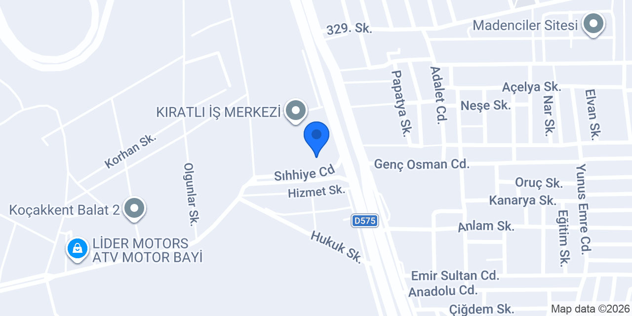 Gürcan Derin Kuyumculuk konumu