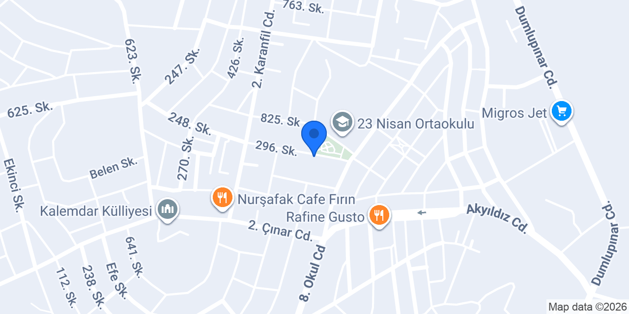 Bizim cafe konumu