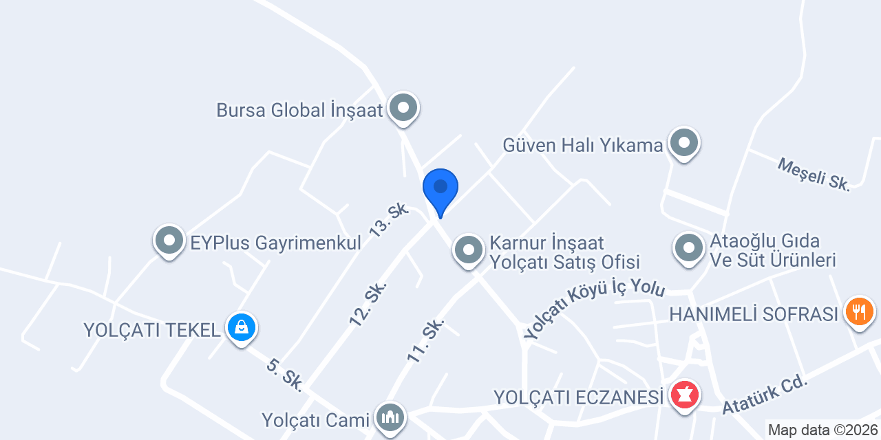 Akçalar Terzisi konumu