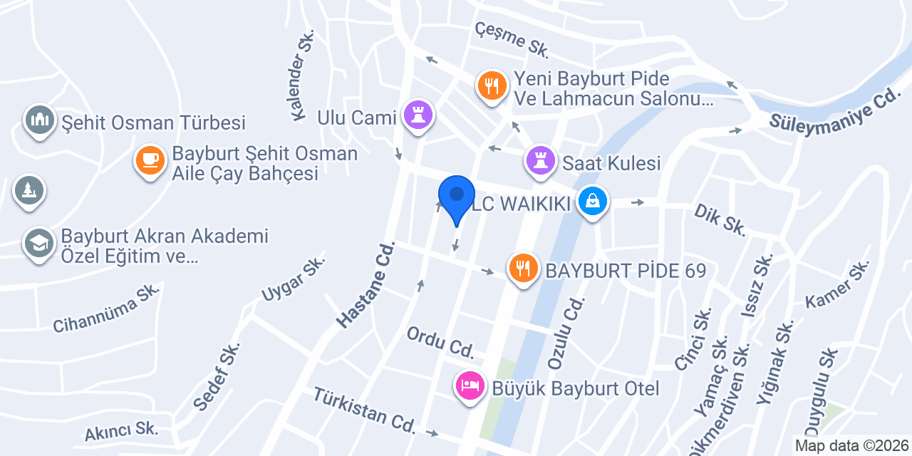 ÖZ BAYBURT PİDE SALONU konumu