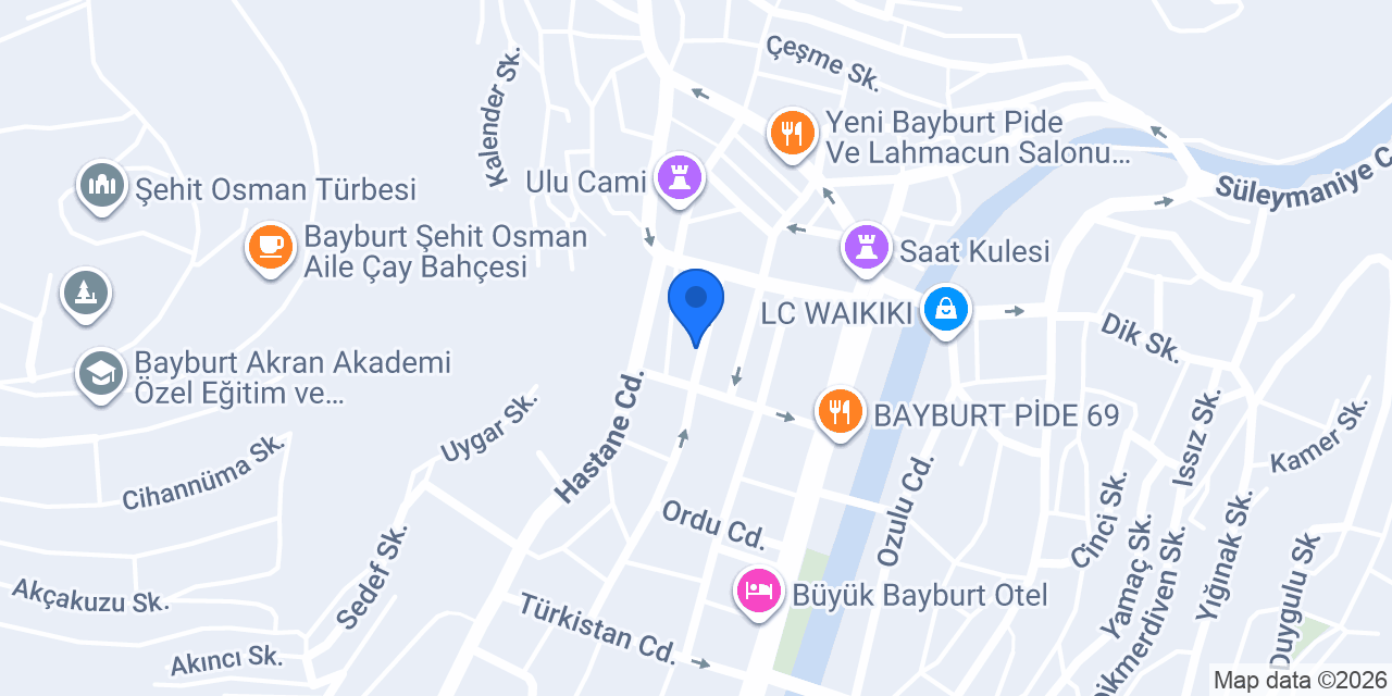 Türker Mobilya konumu