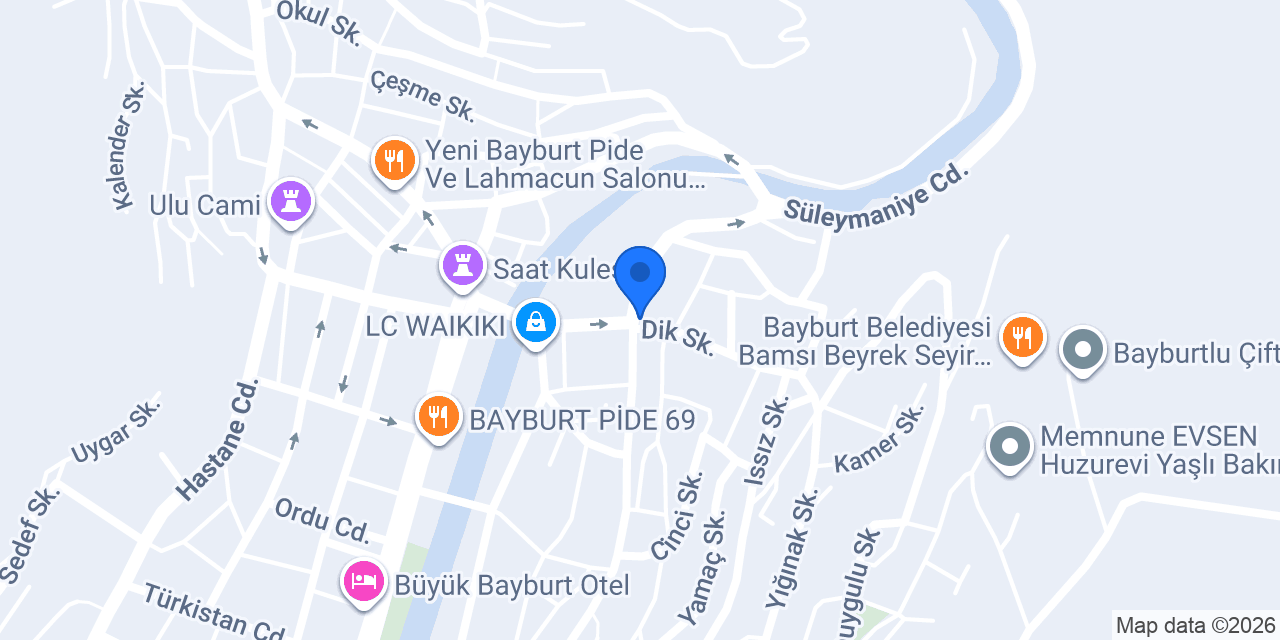 MOTOLÜX BAYBURT konumu