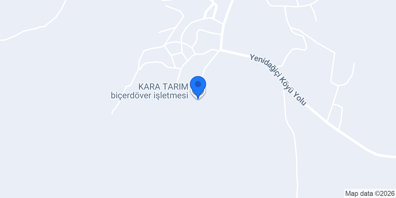 KARA TARIM biçerdöver işletmesi konumu