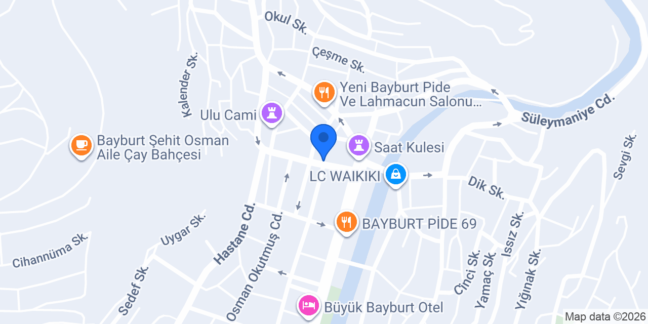 Ayar Saat Evi konumu