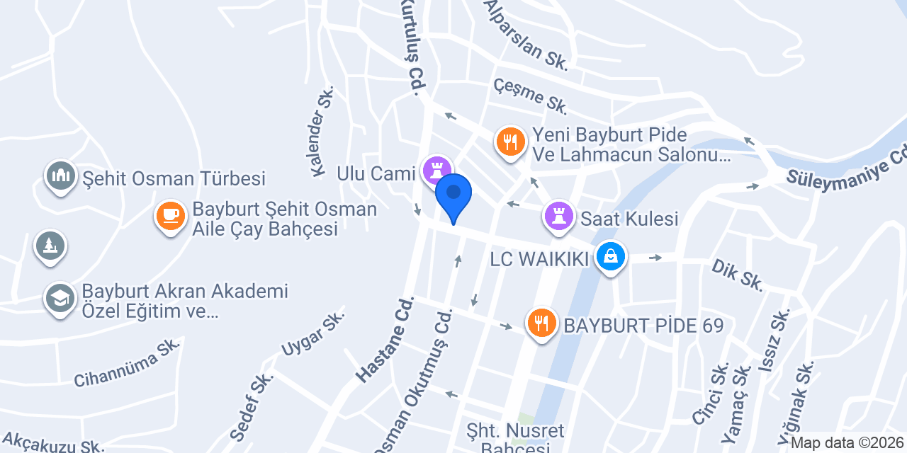 Paşaoğlu kuaför konumu