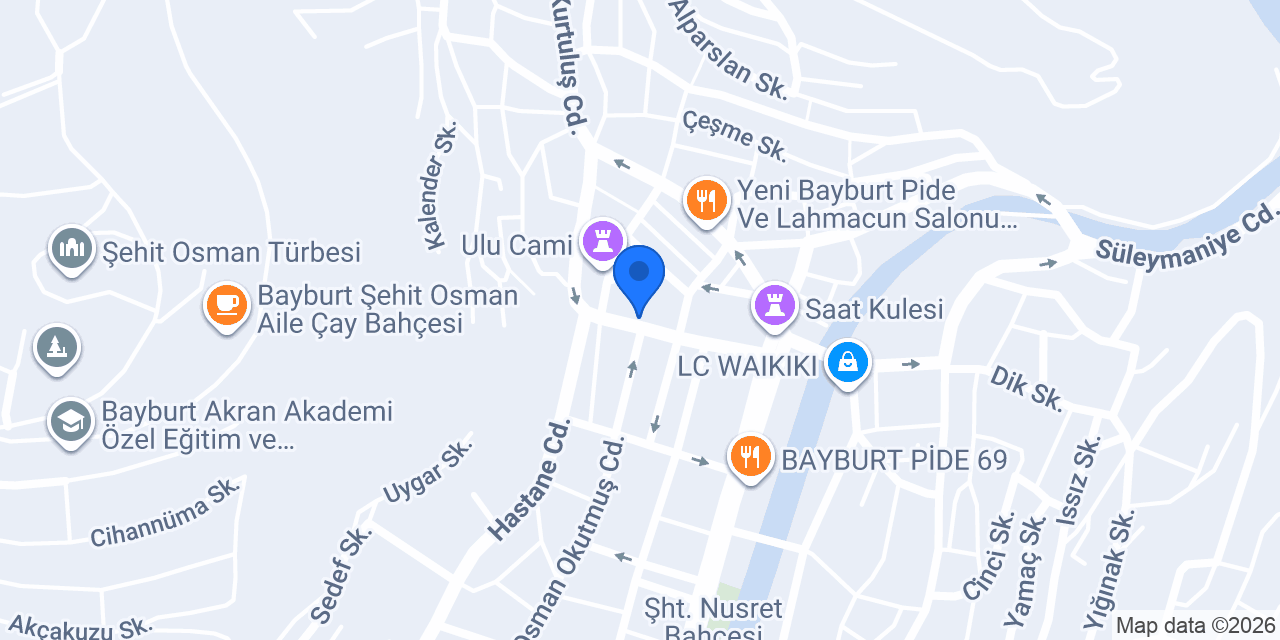 Bayburt 2. Noterliği konumu