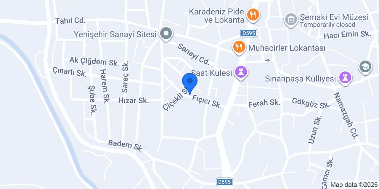Geylani Mobilya konumu