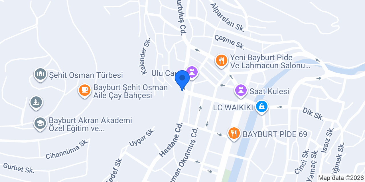 BAYBURT HAYAT MEDİKAL konumu