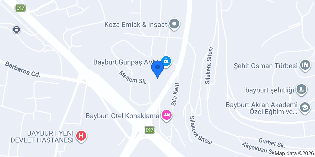 Altınpark sürücü kursu konumu