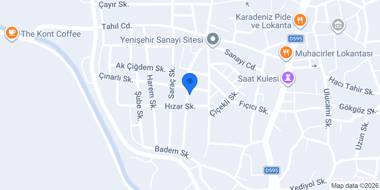 Elagöz Hırdavat-Rulman konumu