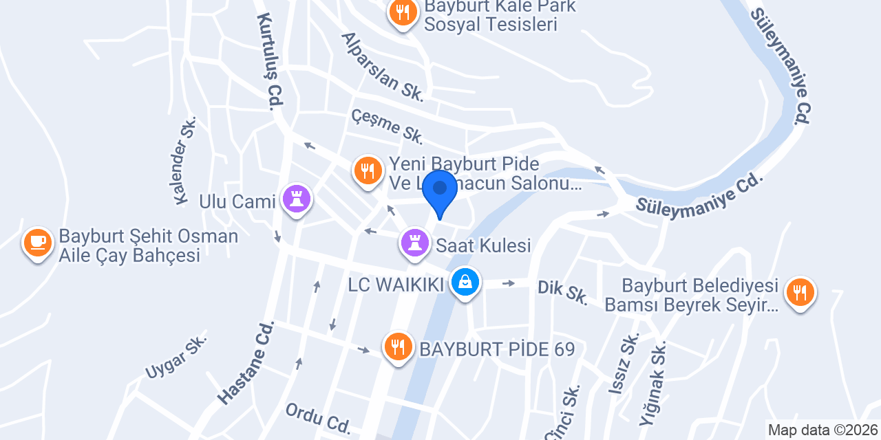 Artuk su tesiatı konumu