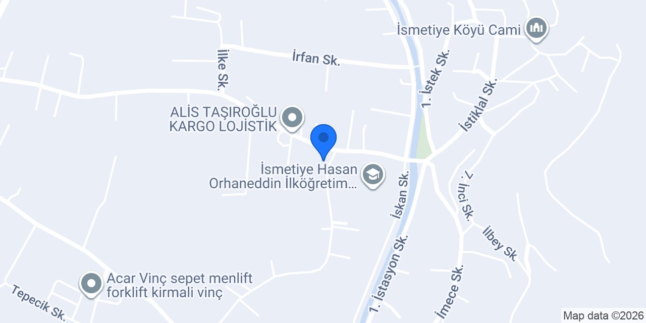 Cephe İskele Kiralama konumu
