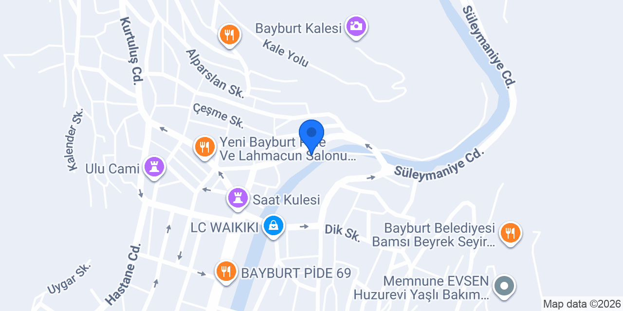 LET'S FİT BAYBURT konumu
