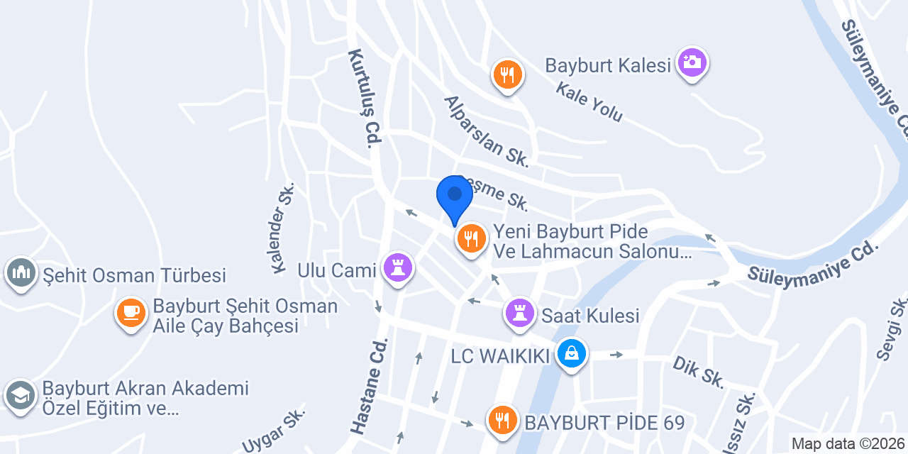 saydem inegöl mobilya BAYBURT konumu