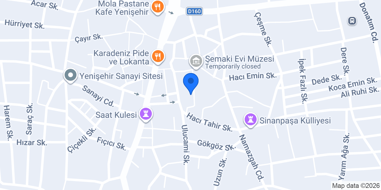Yenişehir Elektronik konumu