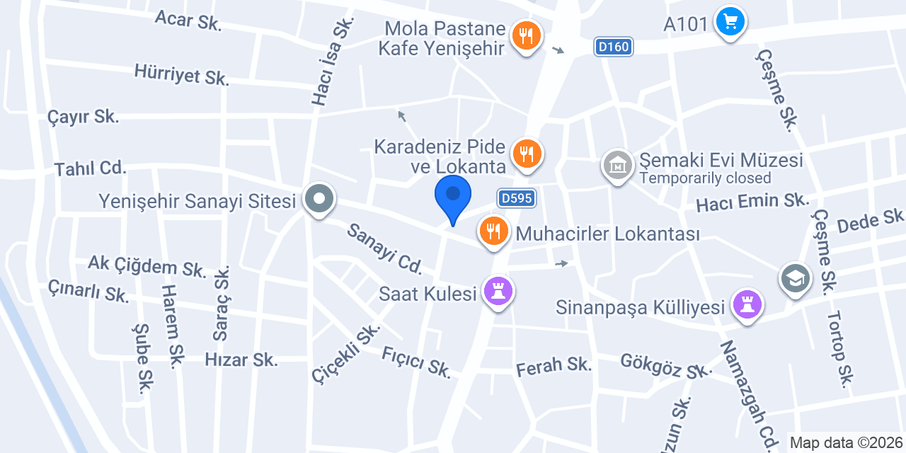 Dereoğlu Ticaret konumu
