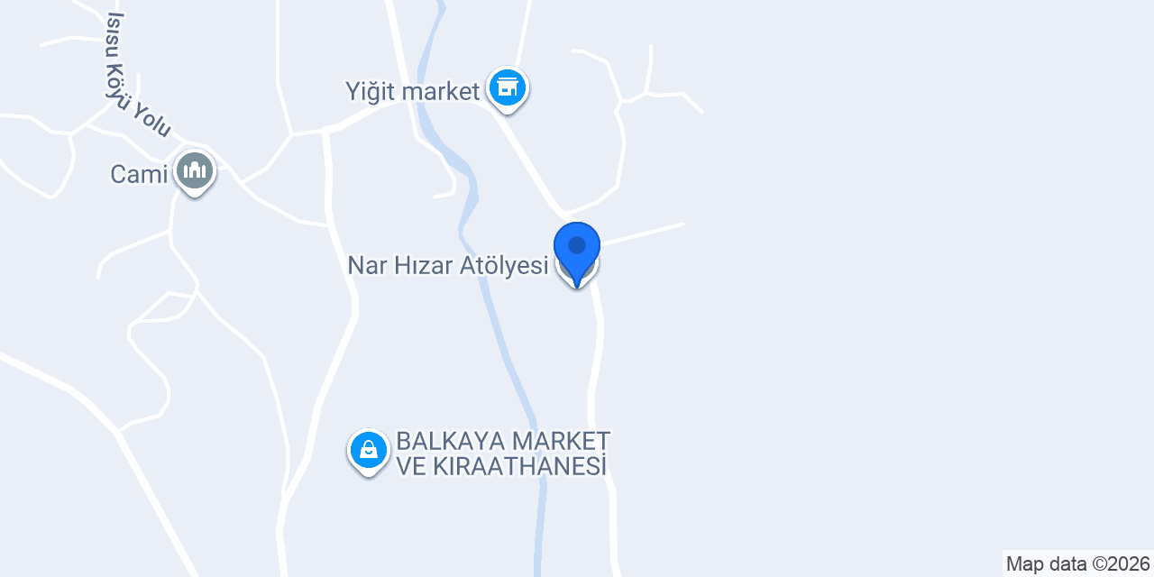 Nar Hızar Atölyesi konumu