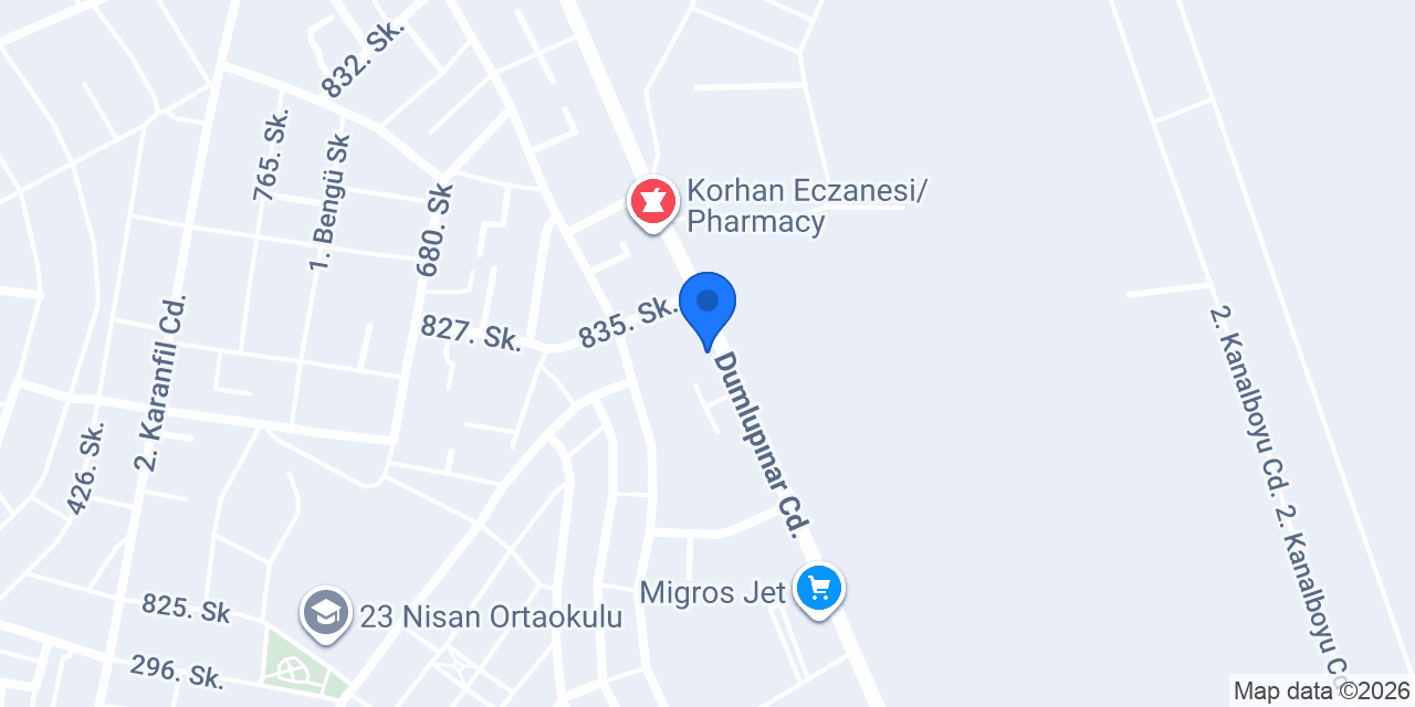 Hisar Fırını konumu