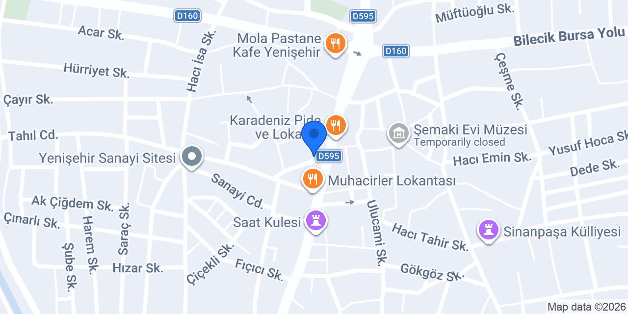 Diş hekimi ahmet özçelik konumu