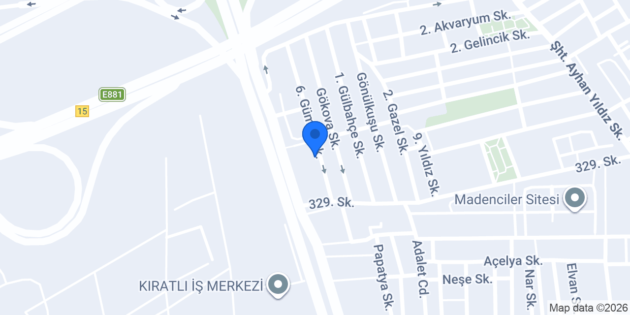 Evke Yapı konumu