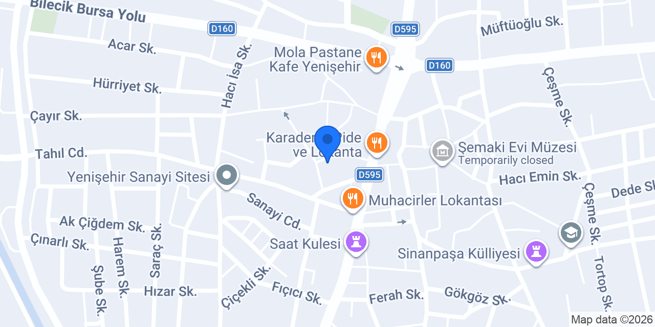 Çağmen Restoran konumu