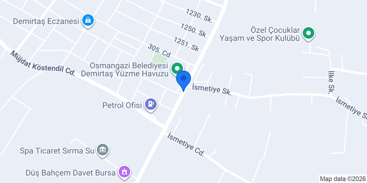 Özel Onur Sürücü Kursu konumu