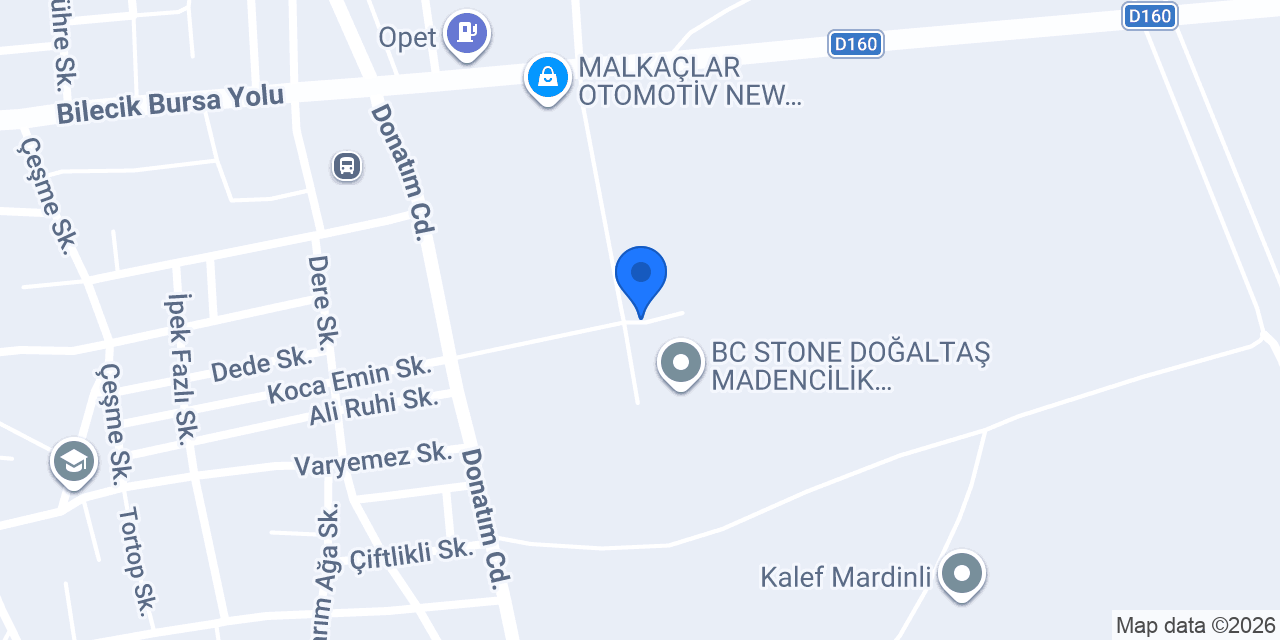 Deta Mermer Fabrikası konumu