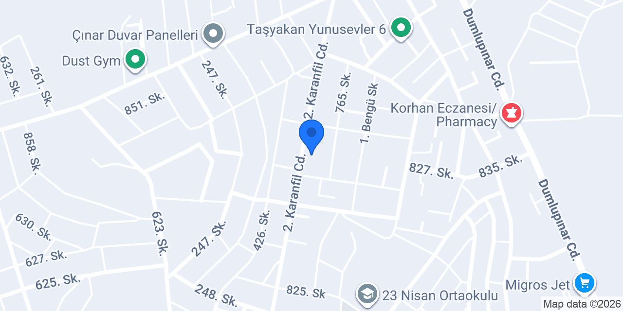 Uslan Eczanesi konumu