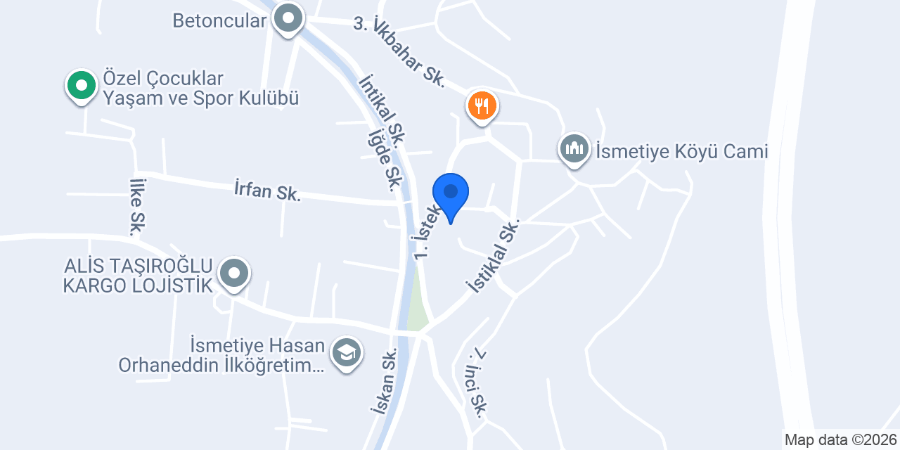 İsmetiye Servis Koop konumu