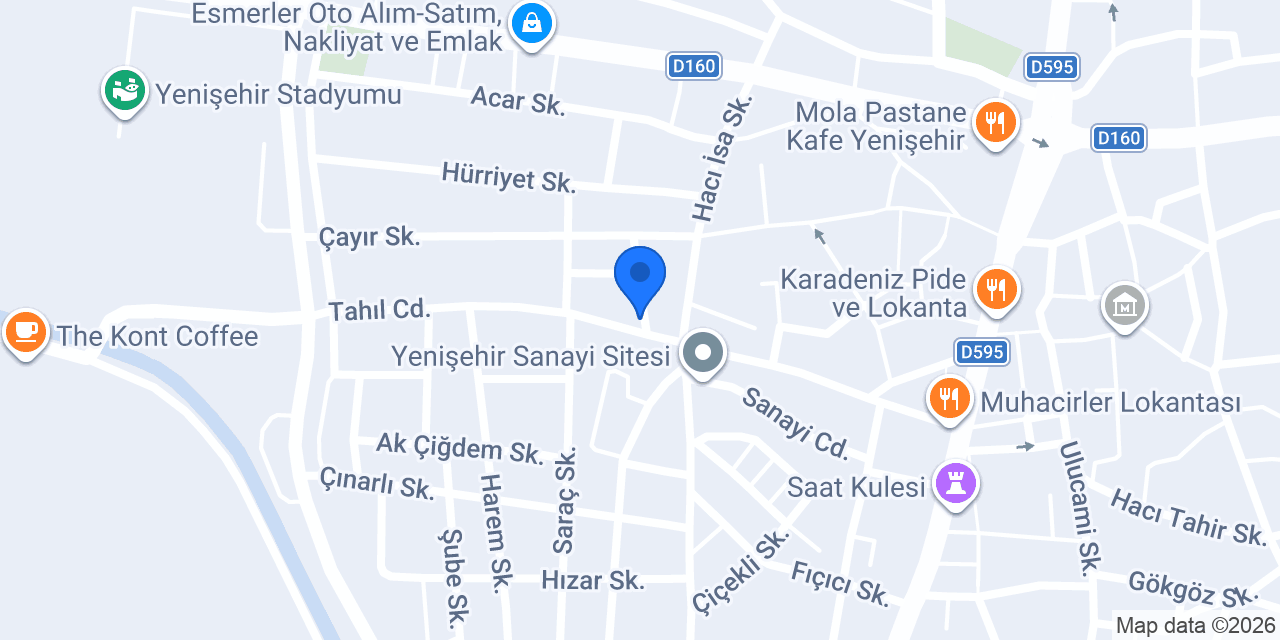 Yıldırım Tekel Shop konumu