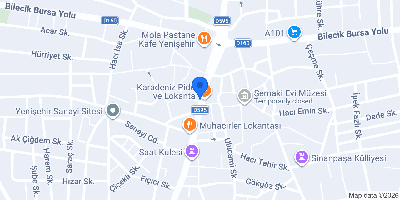 Uysal Eczanesi konumu