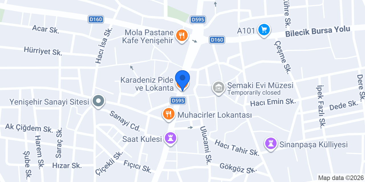 Karadeniz Pide ve Lokanta konumu